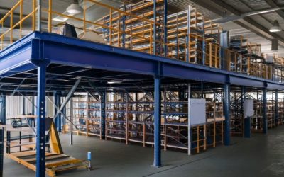 Gain de place en entrepôt grâce à la mezzanine